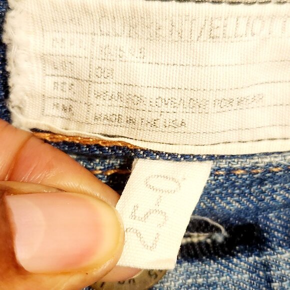 Current Elliott | Women's Blue Distressed Skinny Jeans (Size 25) - Picture 4 of 12